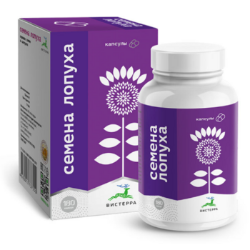 Семена лопуха, 180 капсул - Клуб Восстанови Здоровье "Re-health"