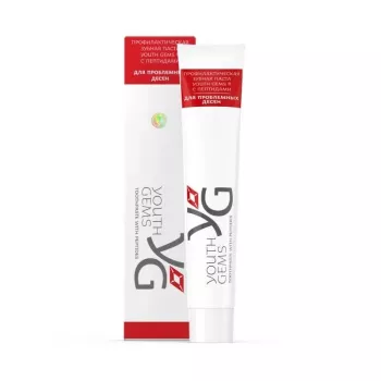Зубная паста с пептидами YOUTH GEMS для проблемных десен - Клуб Восстанови Здоровье "Re-health"