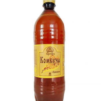 Напиток безалкогольный «Комбуча с Прополисом» на меду с лёгкой остринкой, 1 л - Клуб Восстанови Здоровье "Re-health"