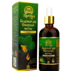 Масло «Сибирская чистка — кедровый дар» с облепиховым маслом, 100 мл - Клуб Восстанови Здоровье "Re-health"