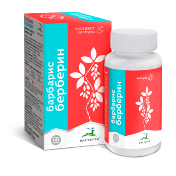 Экстракт плодов барбариса с берберином, 60 капсул - Клуб Восстанови Здоровье "Re-health"