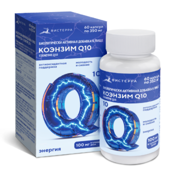 Коэнзим Q10, 60 капсул - Клуб Восстанови Здоровье "Re-health"
