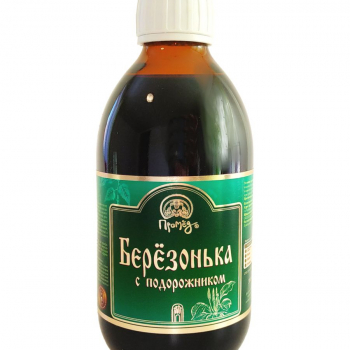 Водный настой чаги "Берёзонька с подорожником", 300 мл - Клуб Восстанови Здоровье "Re-health"