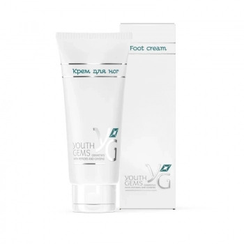 Крем для ног с пептидами и экстрактом женьшеня Youth Gems 100мл - Клуб Восстанови Здоровье "Re-health"