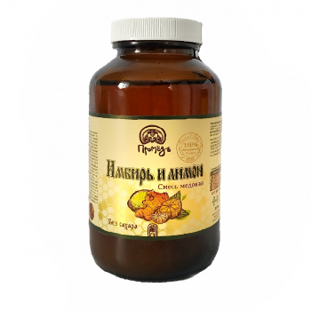 Смесь медовая "Имбирь-лимон", 300 мл - Клуб Восстанови Здоровье "Re-health"