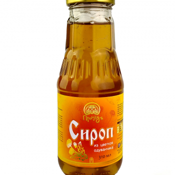 Сироп из цветов одуванчика, 310 мл - Клуб Восстанови Здоровье "Re-health"