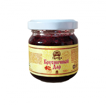 «Брусничный Дар» варенье из брусники, 100 г - Клуб Восстанови Здоровье "Re-health"