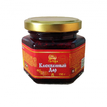 «Клюквенный Дар» варенье из клюквы, 150 г - Клуб Восстанови Здоровье "Re-health"