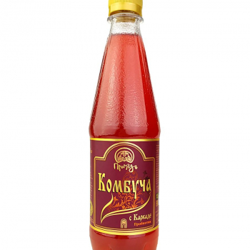 Напиток безалкогольный «Комбуча с Каркадэ» на меду изысканный вкус, 500 мл - Клуб Восстанови Здоровье "Re-health"