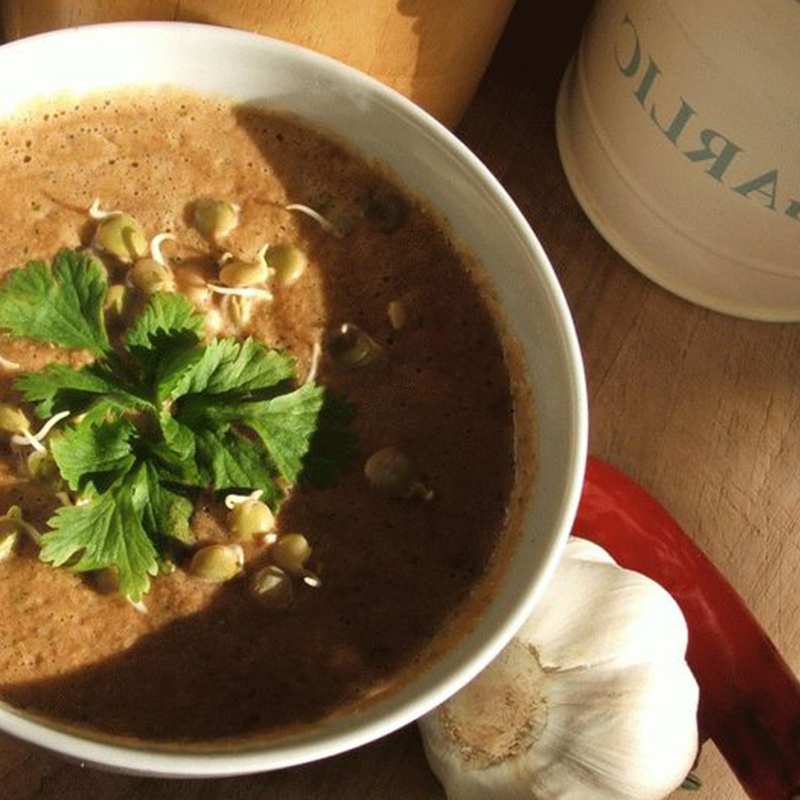 Суп пюре с проростками Суп пюре с проростками фото