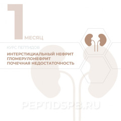 КУРС 1-Й МЕСЯЦ - Интерстициальный нефрит, гломерулонефрит, почечная недостаточность