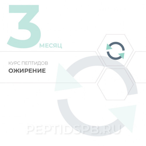 3-й месяц. Курс пептидов при ожирении 