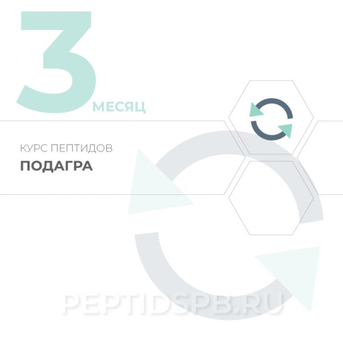 Курс пептидов при подагре 3-й месяц