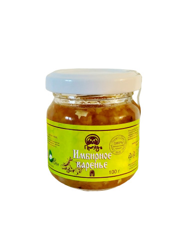 Имбирное варенье с натуральным мёдом, 100 г