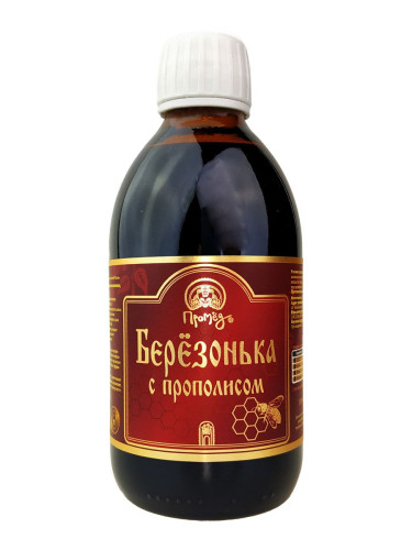 Водный настой чаги "Берёзонька с прополисом", 300 мл